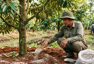 Bón phân cho sầu riêng thế nào để tránh lãng phí và mất cân đối dinh dưỡng?