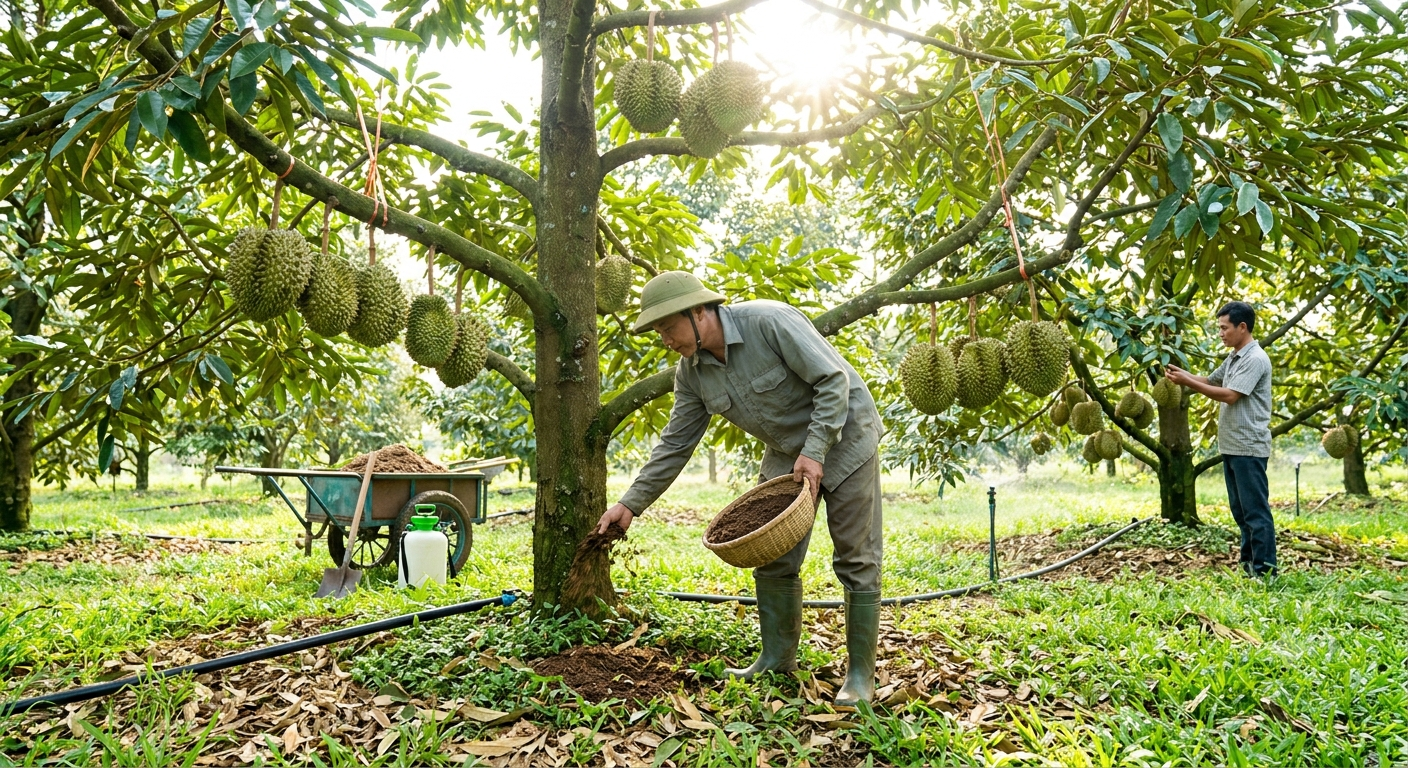 Lời khuyên chung để duy trì vườn sầu riêng khỏe mạnh