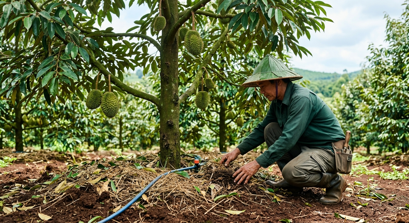 Một số lưu ý chung để chăm sóc sầu riêng hiệu quả