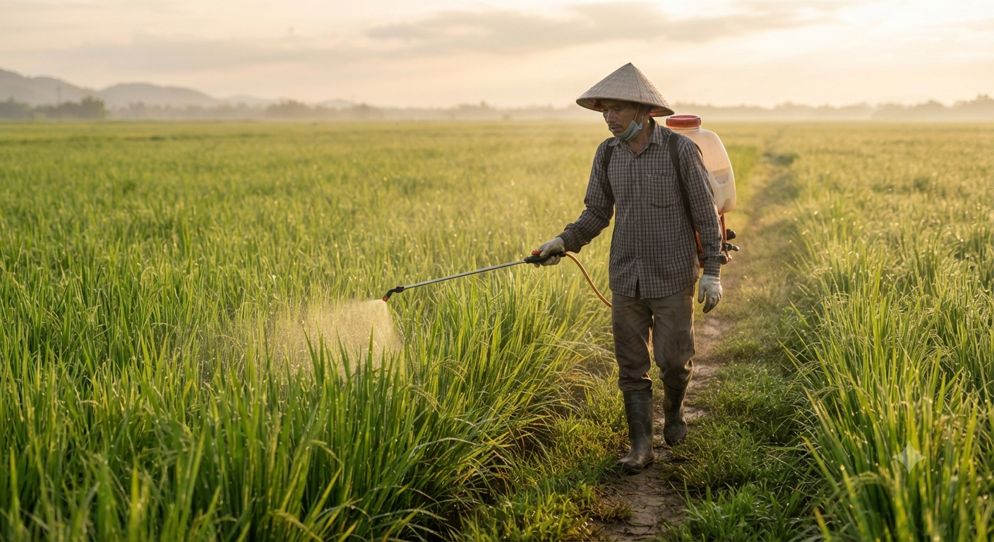 Thời điểm vàng trong ngày để phun thuốc hạn chế thất thoát