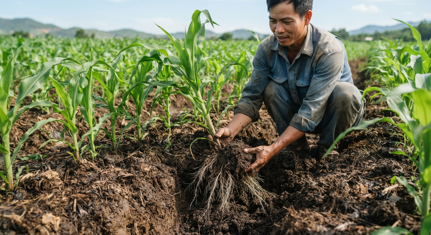 Cải tạo đất và kích thích hệ rễ phát triển